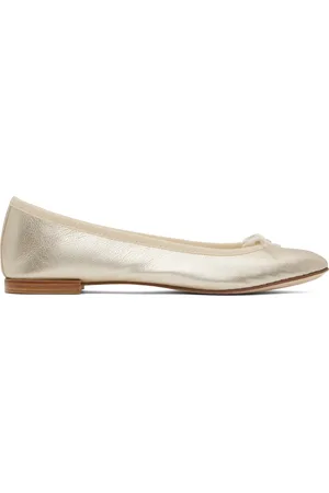 Repetto Gold Cendrillon Ballerina Flats