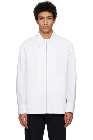 Jil Sander White Zip Shirt