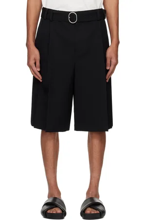 Jil Sander Black Belted Shorts