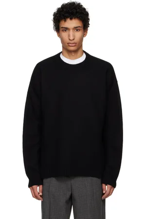 Jil Sander Black Crewneck Sweater