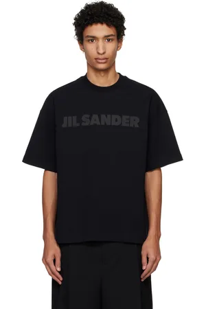 Jil Sander Black Printed-Logo T-shirt
