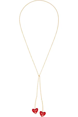 A.P.C. Gold & Red Cerise Necklace