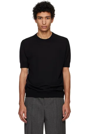 Jil Sander Black Virgin Wool T-shirt