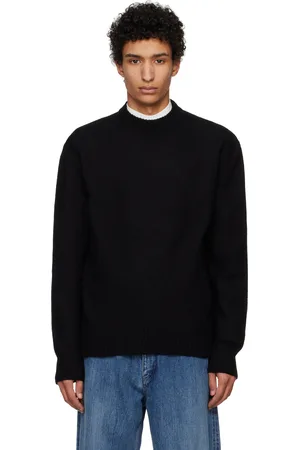 Jil Sander Black Crew-Neck Sweater