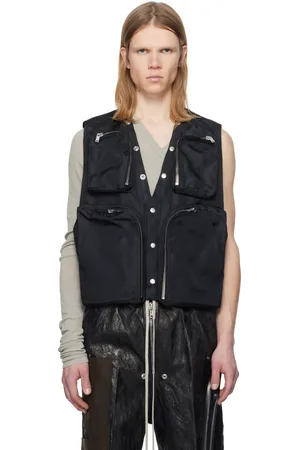Rick Owens Black Hollywood Cargo Vest