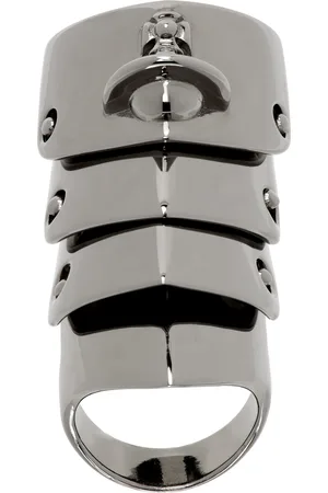 Vivienne Westwood Gunmetal Armour Ring