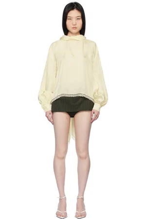 pushBUTTON Off-White Two Way Blouse