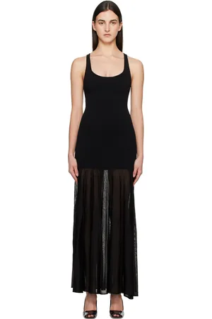 Totême Black Evening Tank Maxi Dress