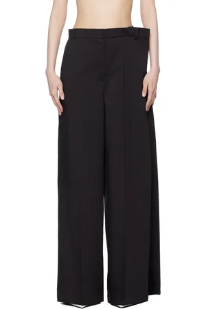 pushBUTTON Side Folded Wide Trousers