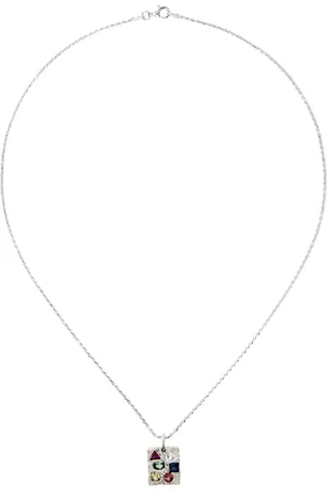Bleue Burnham Silver Cottage Rose Garden Pendant Necklace