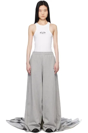 Vetements Gray Red Carpet Train Sweatpants