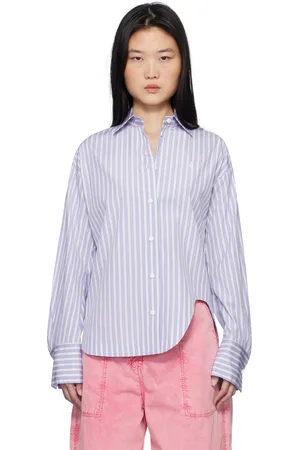 The Attico Blue & White Eliza Shirt