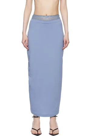 pushBUTTON Lace Layered Maxi Skirt