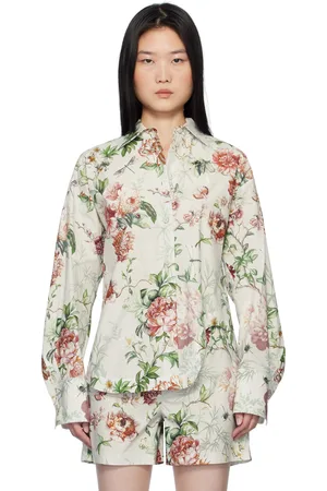 The Attico White Eliza Shirt