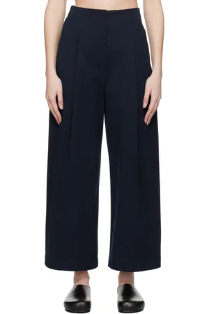 STUDIO NICHOLSON Navy Dordoni Trousers