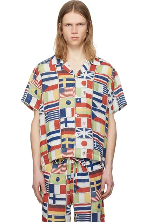 BODE Multicolor International Short Sleeve Shirt