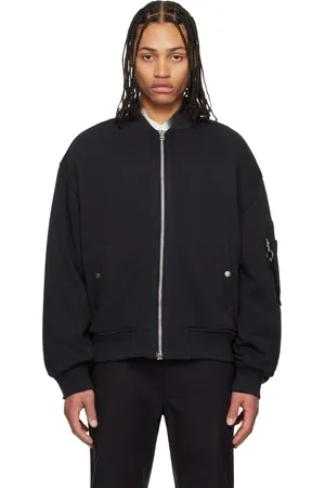 RAG&BONE Black Manston Bomber Jacket