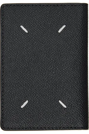 Maison Margiela Black Four Stitches Card Holder