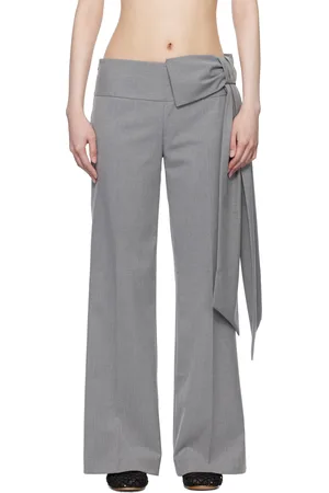 SANDY LIANG Gray Suno Trousers