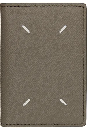Maison Margiela Taupe Four Stitches Card Holder