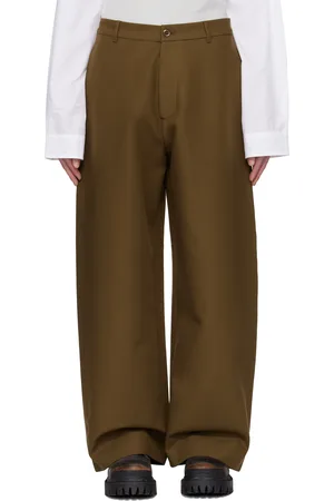 Acne Studios Khaki Twill Trousers