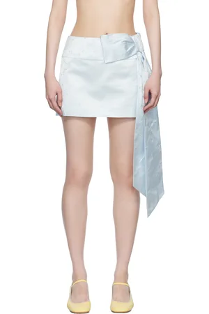 SANDY LIANG Blue Skar Miniskirt