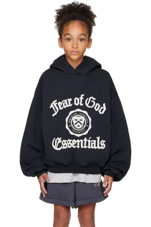 FEAR OF GOD Kids Heavy Fleece Vintage Shrunken Hoodie
