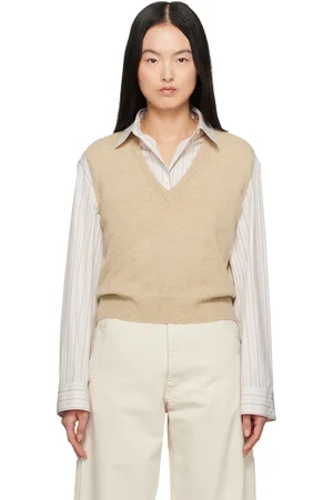 Maison Margiela Beige Knit Vest
