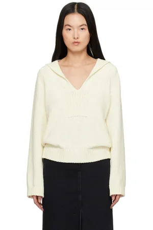 Loulou Studio Off-White Bahia Sweater