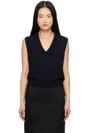 Maison Margiela Navy Knit Vest