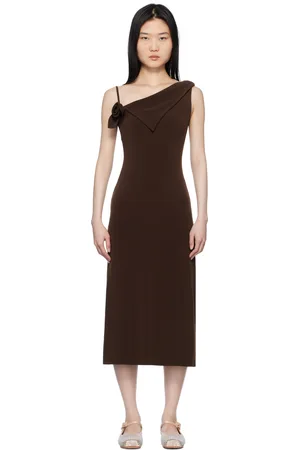 SANDY LIANG Brown Otter Maxi Dress