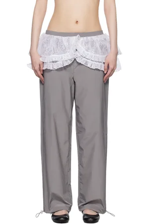SANDY LIANG Gray Rodez Trousers
