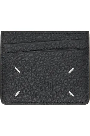 Maison Margiela Black Four Stitches Card Holder