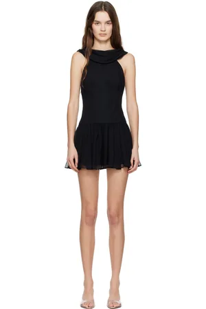Mirror Palais Double Cowl Minidress