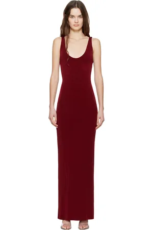 Mirror Palais Burgundy Yasmeen Supermodel Maxi Dress