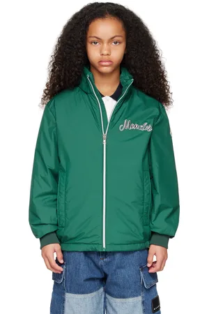 Moncler Kids Green Corin Hooded Jacket