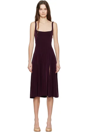 Mirror Palais Purple Linda Supermodel Midi Dress