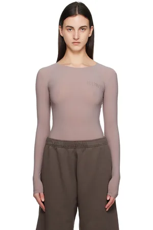 Maison Margiela Beige Lycra Jersey Bodysuit