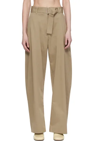 STUDIO NICHOLSON Beige Doring Trousers