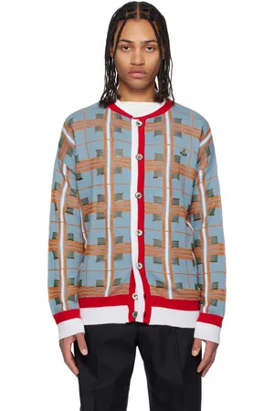 Vivienne Westwood Blue Tartan Cardigan