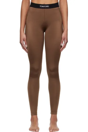 Tom Ford Brown Lustrous Signature Leggings