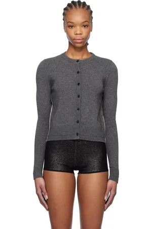 MARIA MCMANUS Gray Petite Cardigan