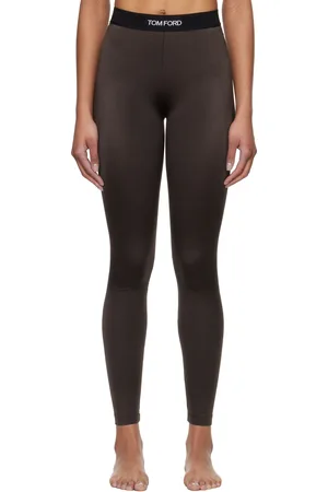 Tom Ford Brown Lustrous Signature Leggings