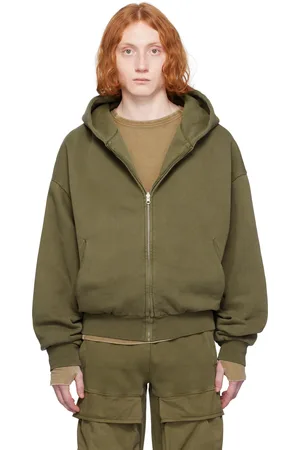Entire Studios Khaki Thermal Hoodie