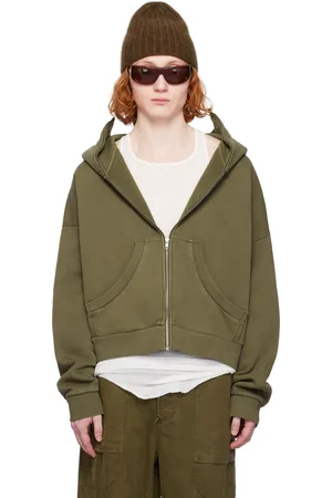 Entire Studios Khaki Full Zip Hoodie