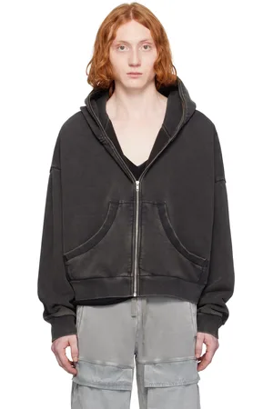 Entire Studios Black Eternal Zip Hoodie