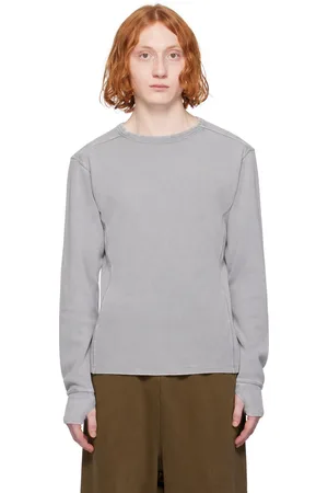 Entire Studios Gray Thermal Long Sleeve T-Shirt