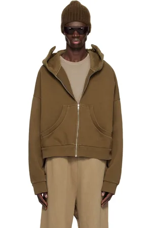 Entire Studios Brown Full Zip Hoodie