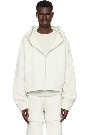 Entire Studios Off-White Full Zip Hoodie