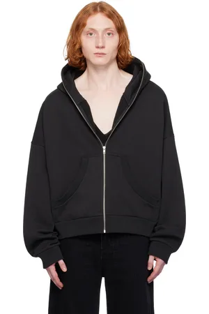 Entire Studios Black Eternal Zip Hoodie